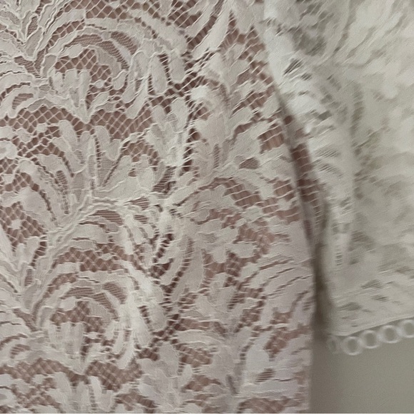 Vince Camuto White & Cream Lace Dress - Picture 7 of 16